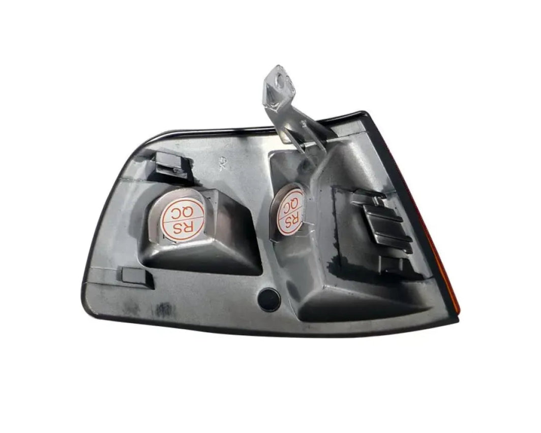 Spec-D Corner Lights (Chrome Housing/Amber Lens) Honda Civic 1990-1991