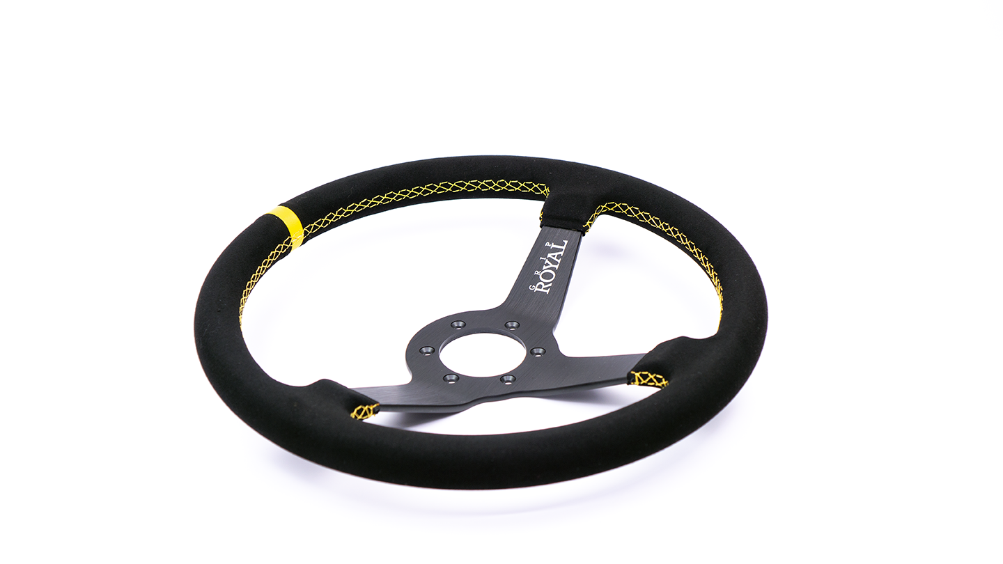 Brute 350mm Suede Steering Wheel