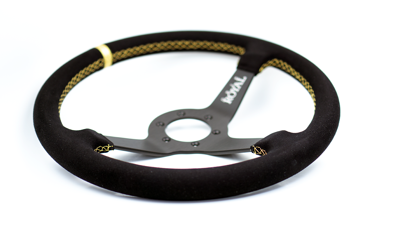 Brute 350mm Suede Steering Wheel