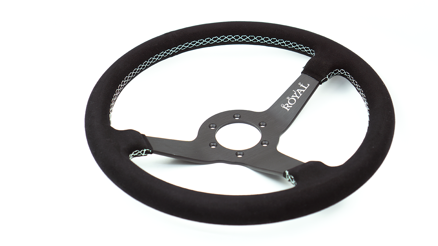 Brute 350mm Suede Steering Wheel