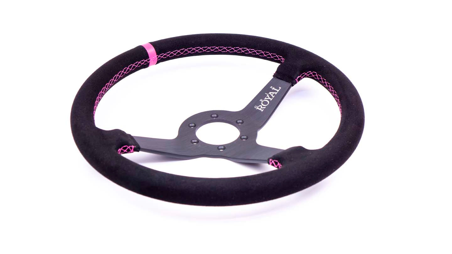 Brute 350mm Suede Steering Wheel